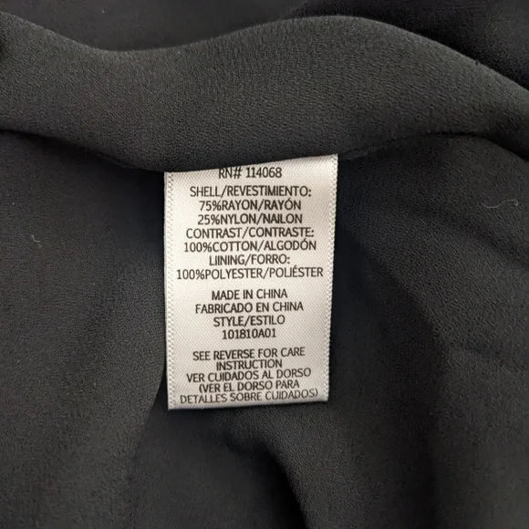 Sweet Baby Jamie Black Collared Velvet Dress Size XL Jamie Mizrahi - Picture 4 of 16